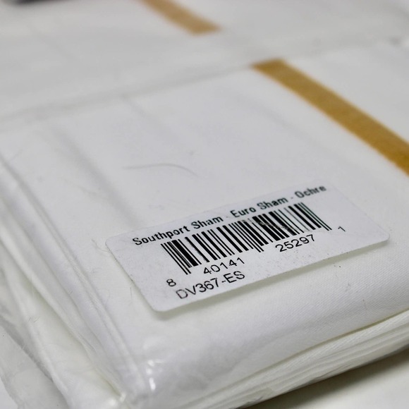 *NEW* Serena & Lily Border Frame Sateen Euro Sham - Picture 2 of 5